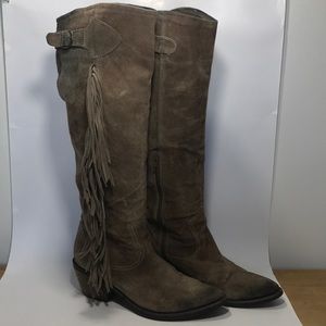 Suede Cowgirl Boots